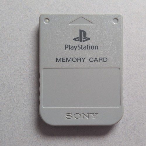 Ps1 memory card - grey, official