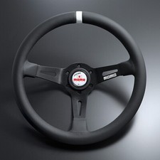 13'' Universal Deep Dish Racing MOMO Steering Wheel Car Leather Steering Wheel