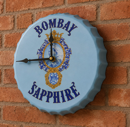Bombay sapphire metal bottle - sapphire,