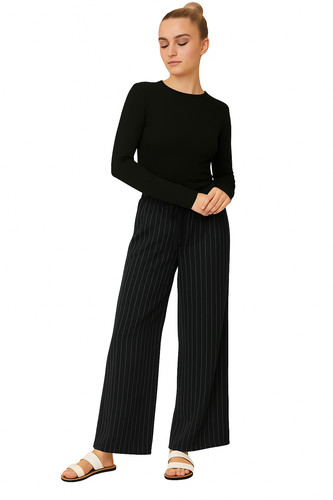 Women plain wide leg - wide, flared