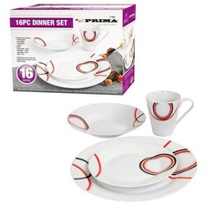 16PC DINNER SET BOWL PORCELAIN