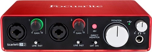 Focusrite scarlett 2i2 studio - scarlett,