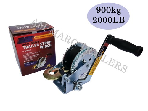 Hand winch manual - winch, 900kg
