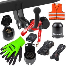 Trailer coupling rigid for Peugeot 207 SW (station wagon) + kit 7 pole complete