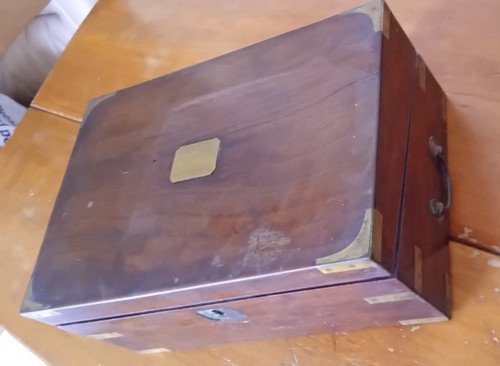 Mahogany writing slope - writing,