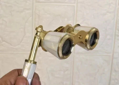 Vintage brass opera glasses - vintage,