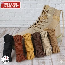 Round Shoe Laces 1 Pair Heavy