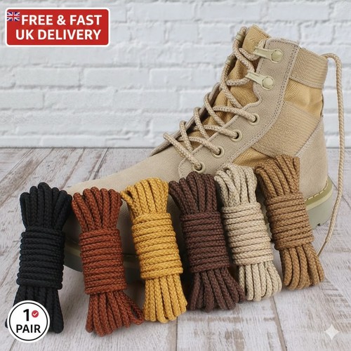 Round shoe laces - round,