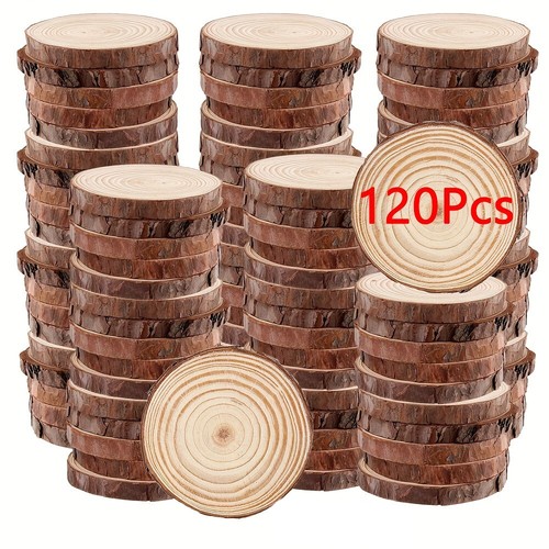 120pcs wood slices - 120pcs, tree