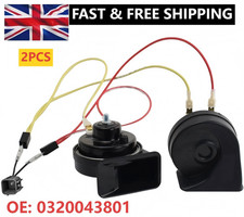 High Low Pitch Twin Snail Horn