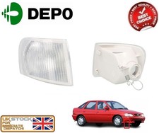 FOR FORD ESCORT ORION 07.90-01.95 FRONT BUMPER SIDE INDICATOR LAMP WHITE RIGHT