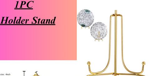 Decorative plate holder stand - plate,