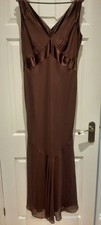 Elements Amanda Wakeley Dress, Size 16,  Brown, Long Dress, See Description