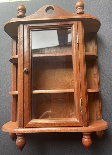 Vintage wooden small curio - small,
