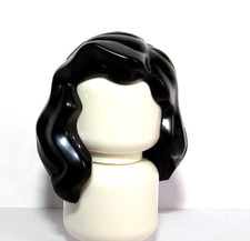 Lego Hair Wig For Female Girl Minifigure Long Wavy Black Halloween