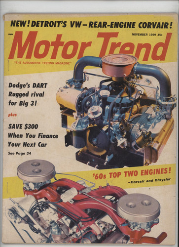 Motor trend nov 1959 - trend, vw