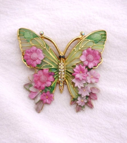 Butterfly brooch vintage - butterfly,