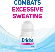 Driclor Antiperspirant heavy perspiration  Roll on Applicator 20ml  0.67 fl oz