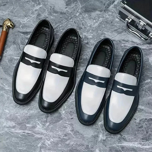 Men trendy penny loafers - men,