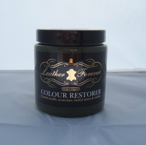 Black leather colour restorer - black,