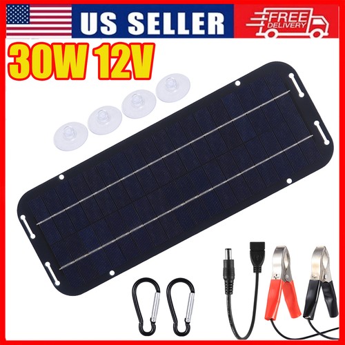 30w 12v solar panel trickle - solar,