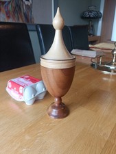 Turned Wooden Chalice with lid