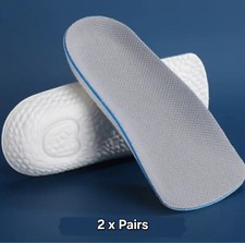 2 Pairs Of Shoe Height Increase Insole Heel Lifts. 2.5cm Sole Pads. Washable