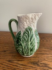 LARGE MAJOLICA CABBAGE & WHITE