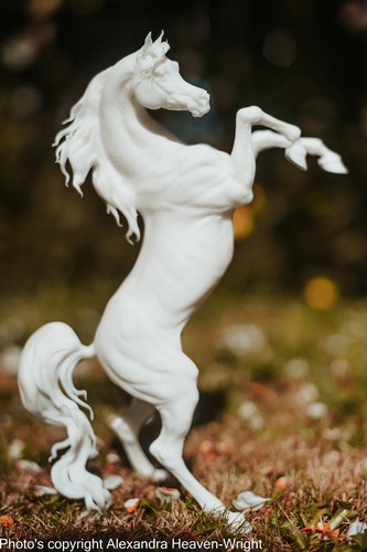 Artist resin model horse