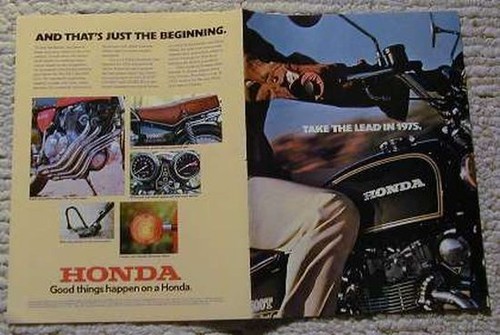 1975 honda brochure cb500 - brochure,