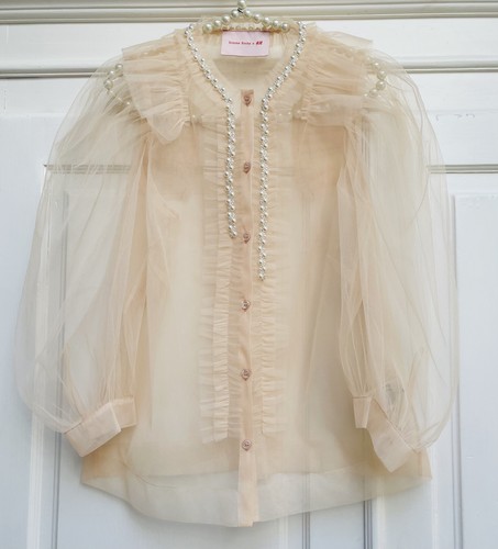 Simone rocha peach tulle - simone, x