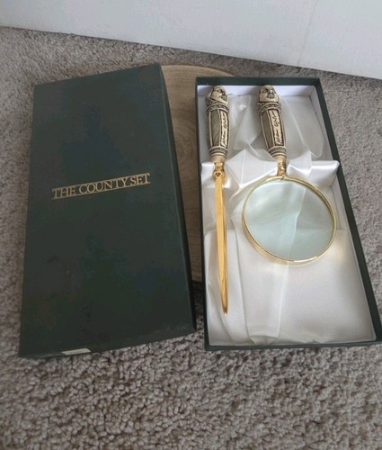 Magnifying glass letter opener - glass/letter,
