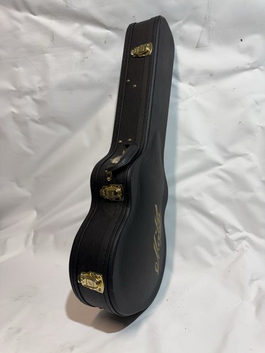 Maton black leather - leather, hard
