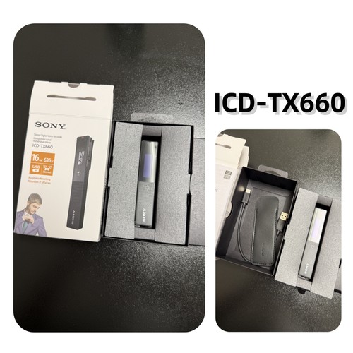 Sony icd tx660 - sony, ultra-slim