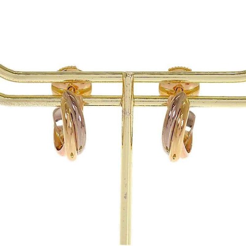 Cartier trinity earrings k18 - trinity,
