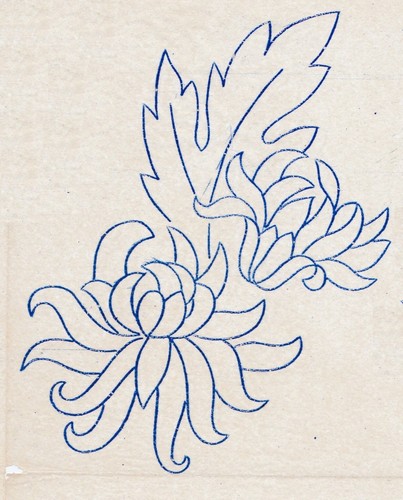 Vintage embroidery transfer - embroidery,