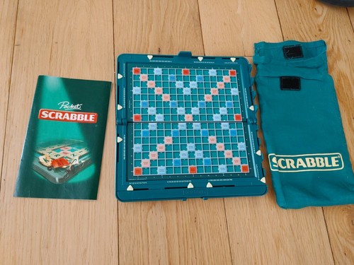 Pocket portable scrabble game - scrabble,