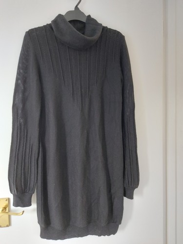 Black peruzzi knitted - black, dress