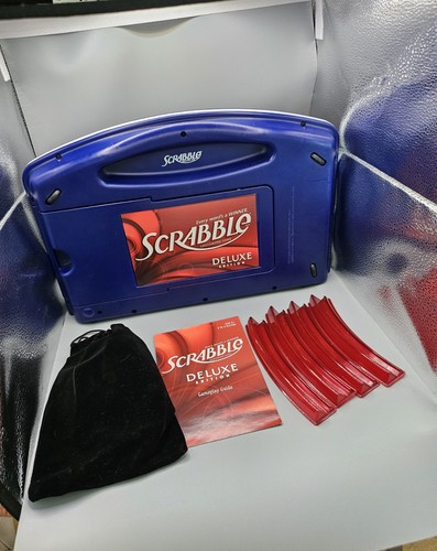 Scrabble deluxe edition hasbro - scrabble,