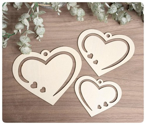 Unfinished wooden decorative