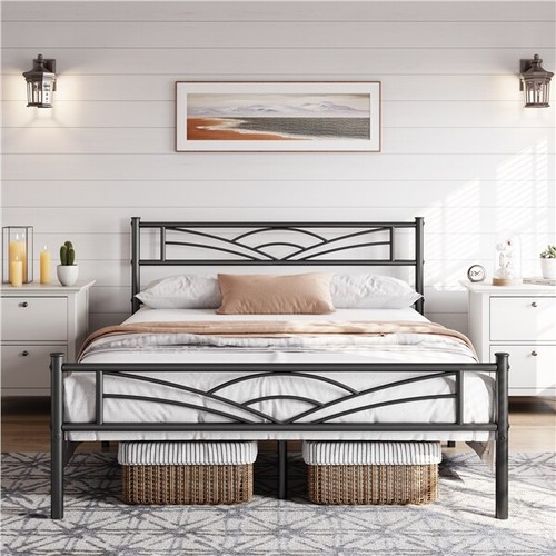 4ft6 5ft bed frames metal - bed,