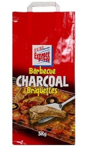 5kg bag barbeque charcoal - bag,