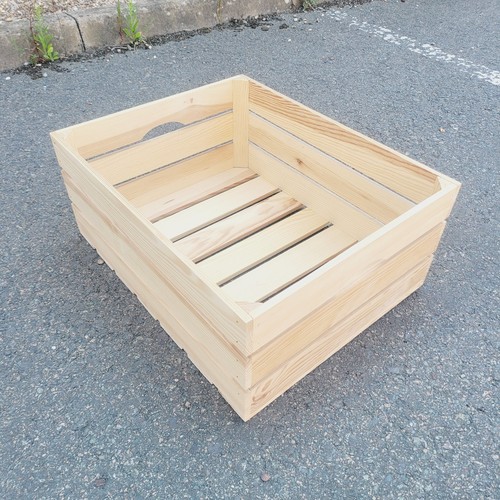 Wooden large crate - large, 50x40x21cm