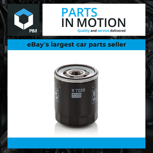 Oil filter fits peugeot - fits, mann