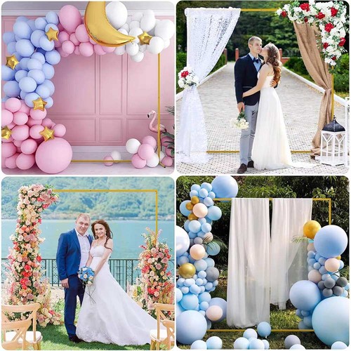 Square metal wedding arch - square,