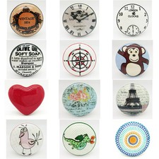 Children's Room Ceramic Door Knobs Porcelain Drawer Pulls Cupboard Handle