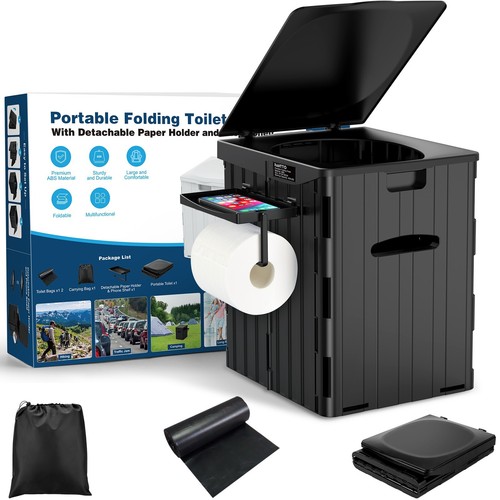 Foldable camping toilet - xl,
