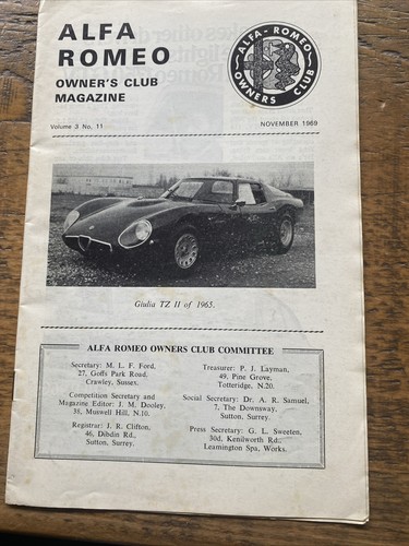 Alfa romeo vintage - car, owners