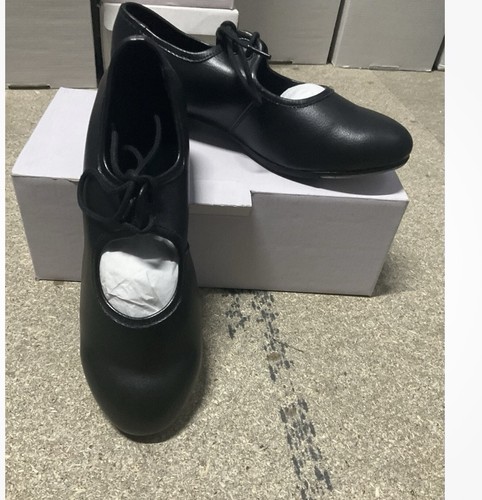Black low heel tap dance - heel,