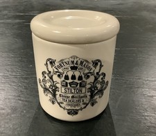  Fortnum & Mason English Blue Stilton Cheese Ceramic Storage Jar With Lid